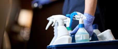 Housekeeping services keeping resident spaces clean and comfortable