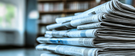 Newspaper and magazine service delivered to residents